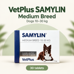 VetPlus SAMYLIN Medium Breed, dogs 10–30 kg — 30 tablets